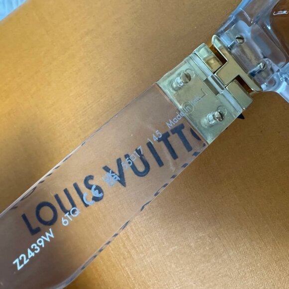 LOUIS VUITTON Acetate 1.1 Millionaires Sunglasses Transparent Yellow Ombre Lense - Picture 3 of 11